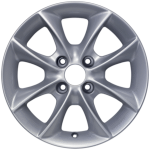 Platišča iz lahke zlitine 14" z 8 kraki, srebrne barve